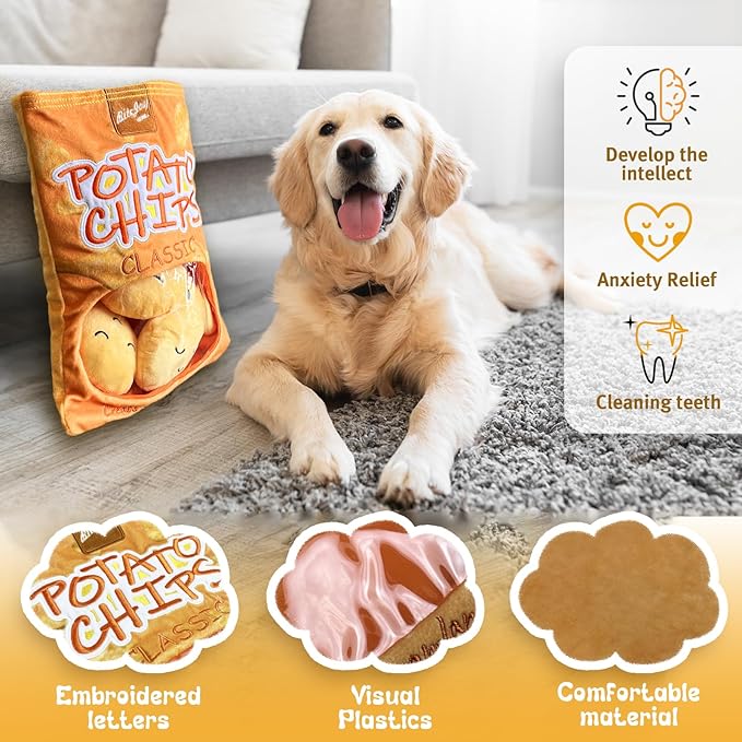 Hide and Seek Plush Dog Toys, Interactive Plush Hide and Seek Dog Toys Durable Hide and Seek Puppy Toys for Small and Medium Dogs