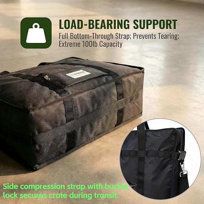 Dog Crate storage bag, 36 inch Heavy Duty waterproof Dog Fence Storage Bag with handles for Foldable Wire Crates & Pet Supplies