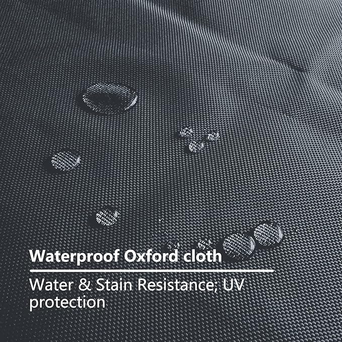 Waterproof Dog Bed Cover for Dogs (53 L x 42 W x 5 H Inches) Washable Removable Orthopedic, Cooling Gel and Memory Foam Pet Bed Protector Cover, 600D Oxford Fabric, Cover Only (Gray)