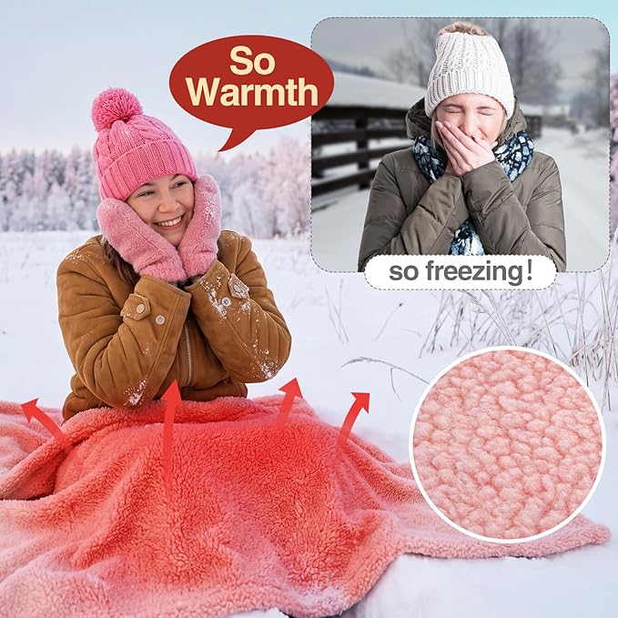 Large Self Heating Cat Dog Pad Mat 59''x27.5'' Non Electric Jumbo Washable Heated Thermal Sleeping Blankets for Adult Pet Bed Gifts Safe Use Indoor Outdoor Camping Furniture
