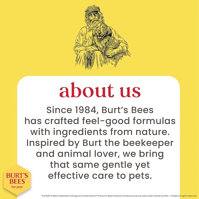 Burt's Bees for Pets Natural Ear Cleaner for Dogs with Peppermint and Witch Hazel, 99.7% Natural Origin Formula, Dog Ear Cleaning Solution for Dogs and Puppies, 4 Fl Oz - 24 Pack