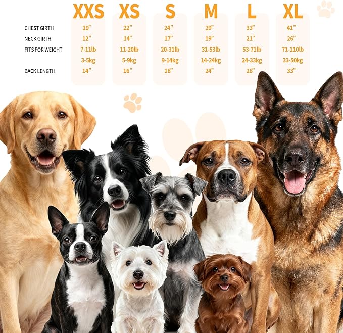 Dog Raincoat, Waterproof Windproof Dog Rain Jacket Adjustable, Rain Coat with Leash Hole, Reflective Strap Raincoat Poncho for Small Medium Large Dogs Outdoor (Reflection-Orange, L)