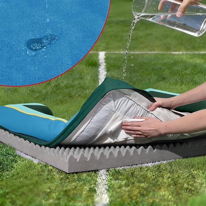 Comfort Expression Orthopedic Dog Bed for Large Dogs 36x27 Inch, Waterproof Egg Crate Foam Large Pet Bed with Bolsters, Dog Couch with Washable Cover & Non-Slip Bottom, Dallas