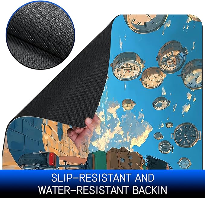 Dog Food Mat, 15.7" x 23.6" Absorbent Pet Feeding Mat for Food and Water, Waterproof Diatom Mud Pet Placemat with Non-Slip Rubber Backing, Easy Clean Cat Bowl Mat for Floors - Tianqiao Girl