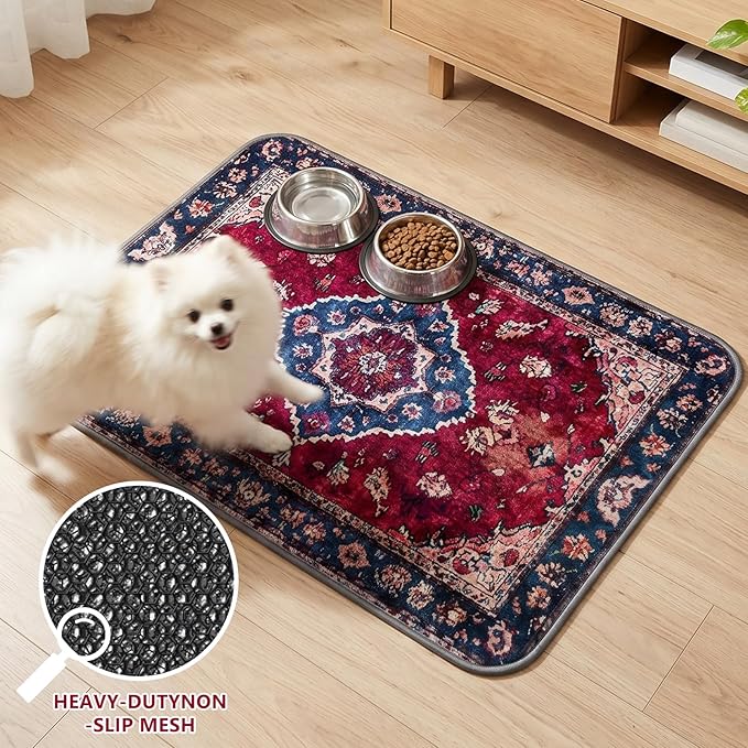 Washable Pee Pads for Dogs and Cats, 2 Pack Absorbent Thick Reusable Training Dog Pet Puppy Pads, Waterproof & Non-Slip Whelping Pads for Potty Training, Whelping, Playpen, Crate, Prevents Leakage