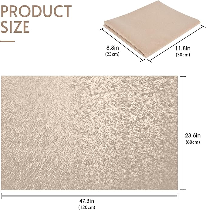 Dog Grooming Table Mat, (24x47inch) Khaki Dog Grooming Table Mat Pad Non-Slip, Pet Grooming Table Mat for Grooming Dogs at Home, Pet Groomers Table Mat, Easy-Clean Durability