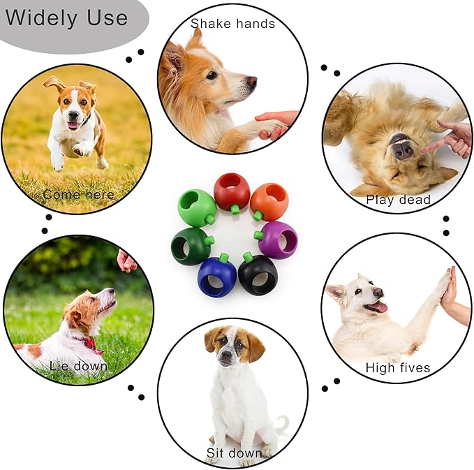 Pet Clicker for Dogs/Cats/Horses/Birds or Other Animals - Clickers for Training (Red)
