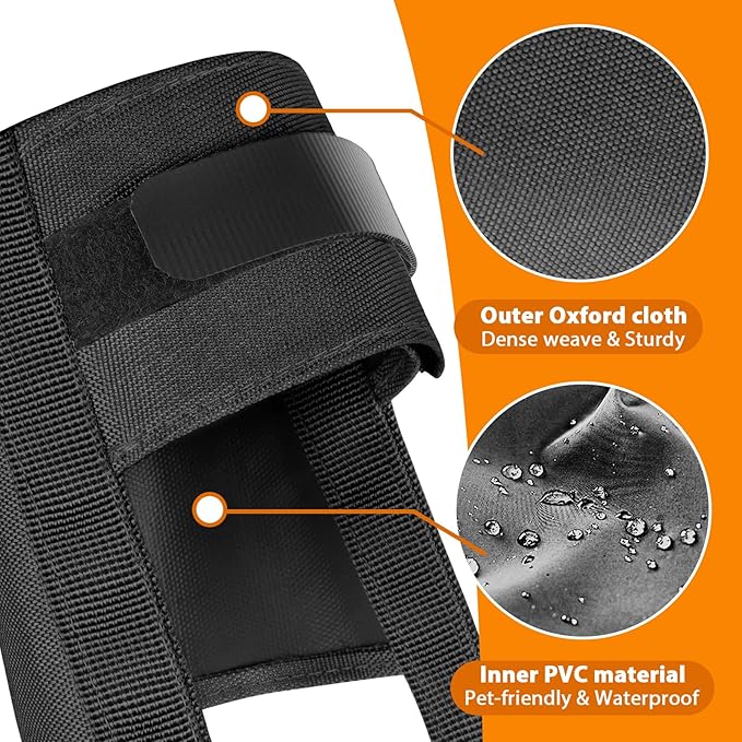 Mayerzon Dog Muzzle for Large Medium Small Dogs, Adjustable Fit, Soft & Sturdy Fabric, Prevents Fierce Barking Biting Chewing, Ideal for Grooming Walking Vet Visits, Allows to Pant Drink (Black, M)