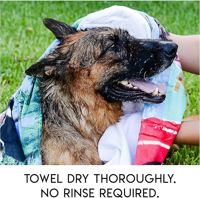 Scrubby Pet No Rinse Wipes | Rinse Free Shampoo Mittens | Dogs & Cats | Bath Wipes | Bathing & Washing Pets, Hypoallergenic | No Rinse Wash Mitt | Grooming, Lather Wipe Dry - Pack of 20