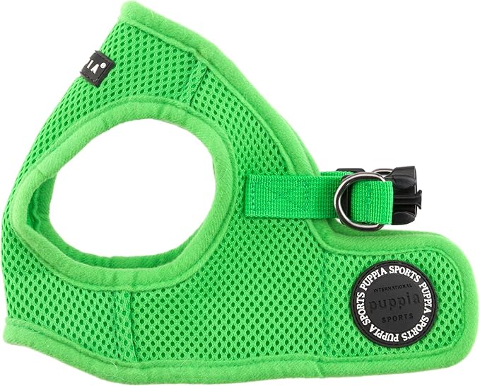 PUPPIA International Harness Soft B Vest, XX-Large, Green
