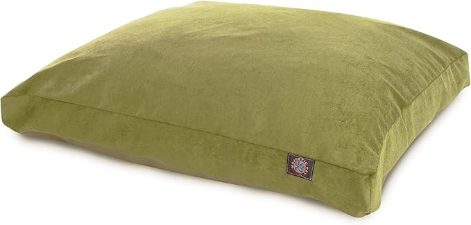 Majestic Pet Villa Rectangle Dog Bed Washable – Non Slip Comfy Pet Bed – Crate Bed with Removable Washable Cover – Kennel Bed for Sleeping, Polyester Fiber, Small, Apple