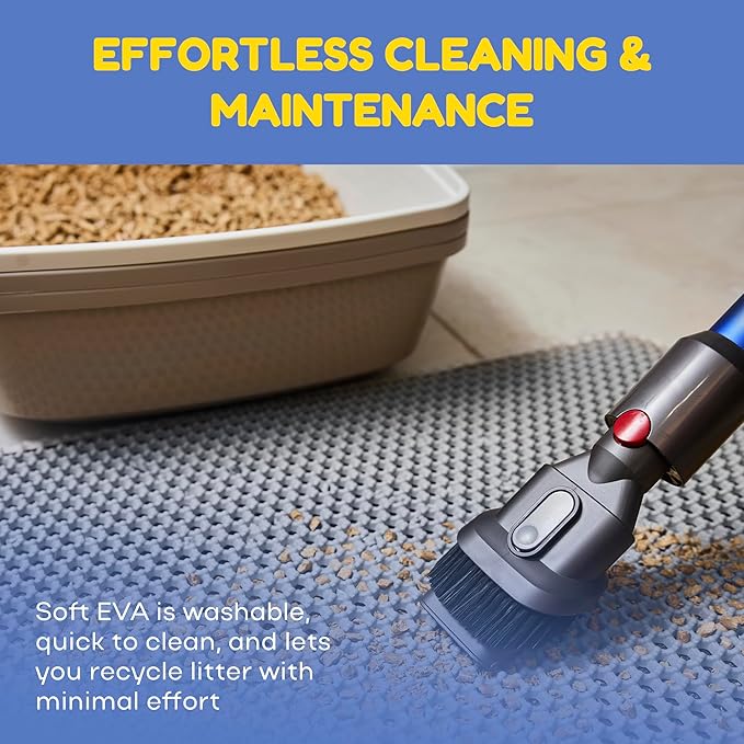 Cat Litter Mat. Easy to Clean, Waterproof, Urine-Proof