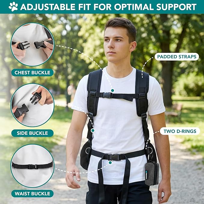 PetAmi Dog Carrier Backpack, Hands Free Front Pet Carrier for Small Medium Cats Puppies, Adjustable Ventilated Reflective Pet Travel Bag for Hiking Camping Biking Walking, Up to 14 lbs, Black