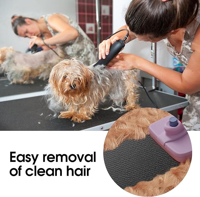 Dog Grooming Table Mat, (24x47 inch) Dog Grooming Table Mat Pad Non-Slip, Pet Grooming Table Mat for Grooming Dogs at Home, Pet Groomers Table Mat, Easy-Clean Durability