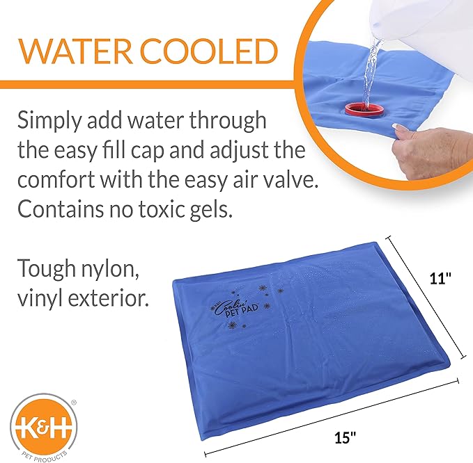 K&H Pet Products Coolin' Pet Pad Blue Small 15 X 11 Inches