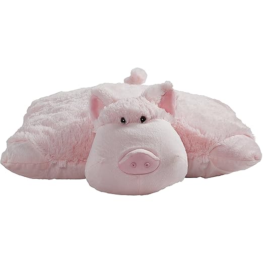 Pillow Pets Originals, Wiggly Pig, 18" Stuffed Animal Plush Toy