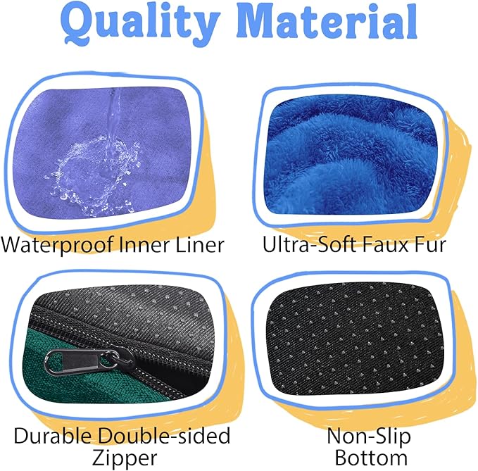 Chez Paw Extra Large Dog Bed Orthopedic - XL Orthopedic Dog Beds Waterproof Pet Couch Memory Foam Sofa Bolster with Removable Cover - 42 x 30