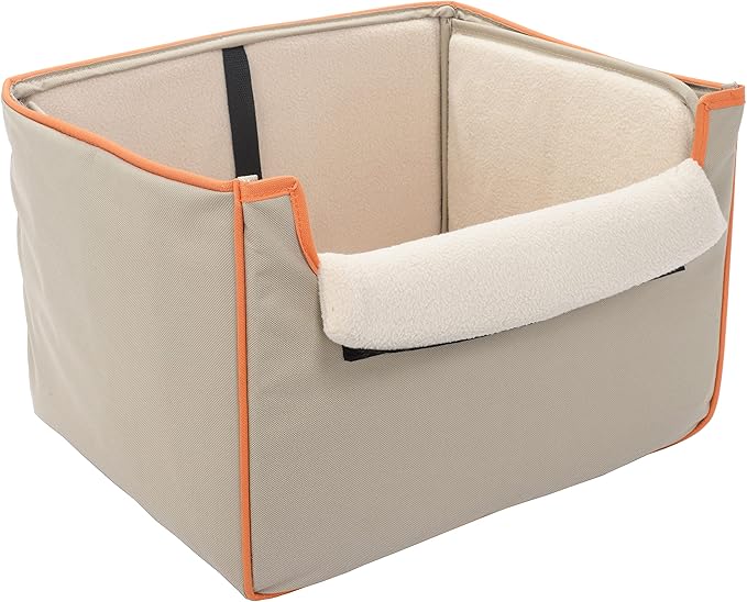 CO-PILOT Dog Car Seat, Foldable Dog Booster Seat for Small Dogs, Dog Car Harness