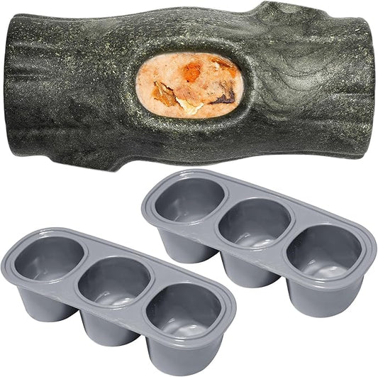 MENGJINGO Long-Lasting Interactive Dog Toys and Silicone Frozen Treat Tray - Keep Your Puppy Busy, Safe for Aggressive Chewers, Enrichment Toy for Medium & Large Dogs 25-75 lbs