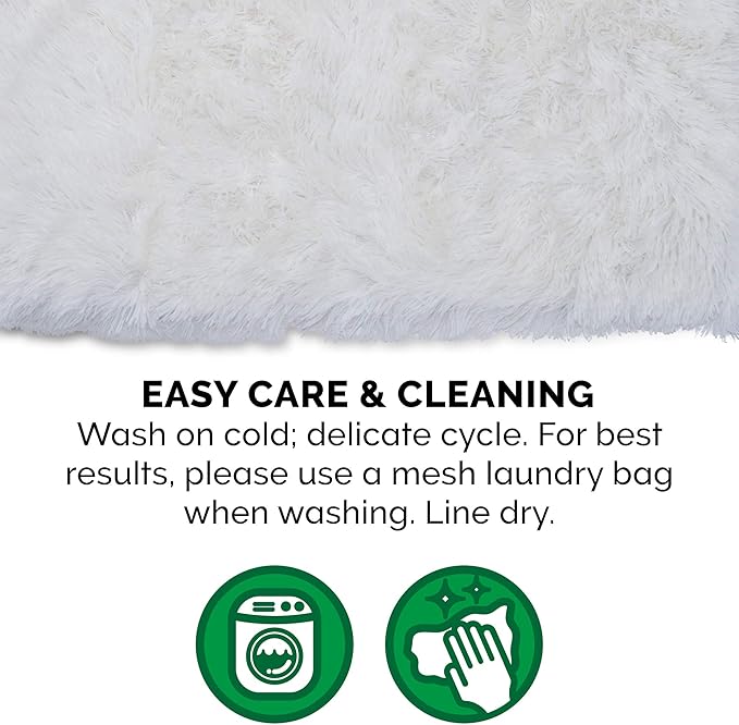 Furhaven Self-Warming Cat Bed for Indoor Cats, 4-Beds-in-1 & Washable - Plush Long Faux Fur Convertible Cuddler - Spruce, Small