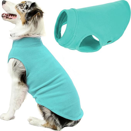 Gooby Stretch Fleece Vest Dog Sweater - Mint, 3X-Large - Warm Pullover Super Stretchy Fleece Dog Jacket for Small to Large Dogs