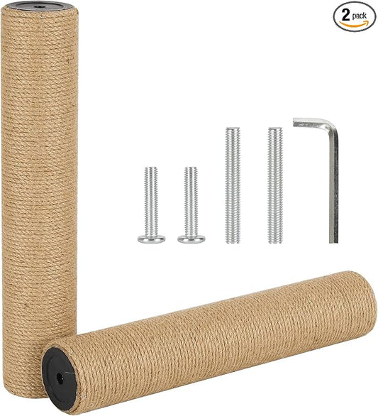 6.8cm 2.7in Diameter Cat Tree Scratching Post Replacement Jute (35cm/13.78in, M8)