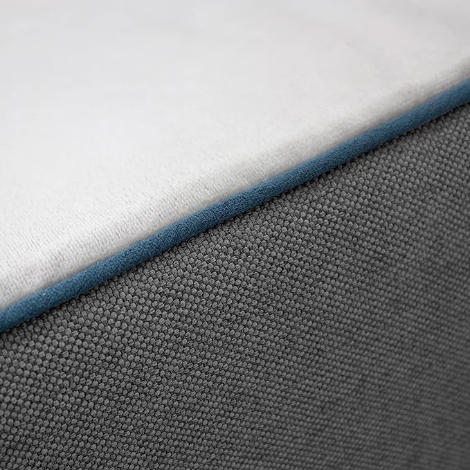 KOPEKS Dog Bed Replacement Cover Memory Foam Beds - Extra Large (Jumbo Size) - Deluxe Grey