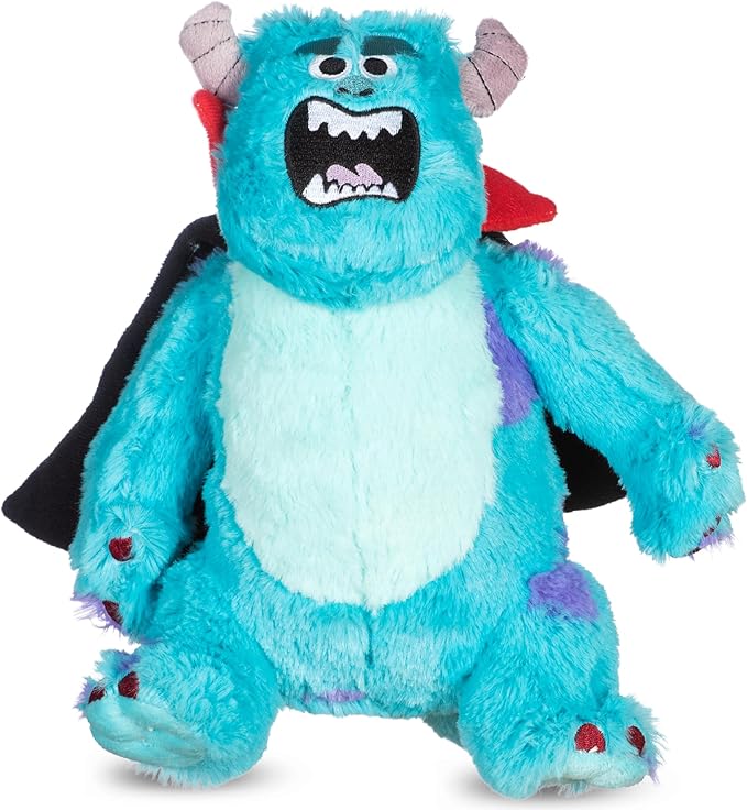 Disney for Pets and Pixar's Monsters, Inc. Sully Vampire 9" Plush Toy for Dogs | Halloween Edition Sully Dog Toy | Monsters Inc Movie Toys for All Dogs