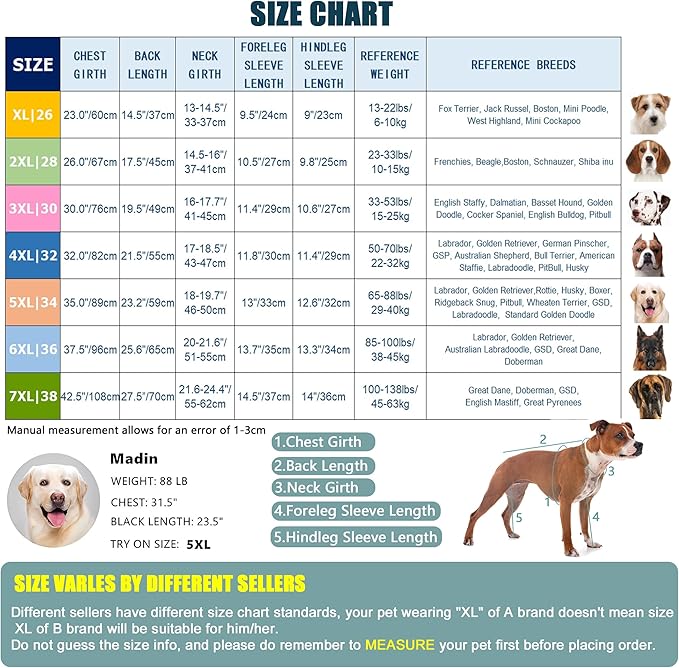 Dog Coats Autumn Winter Jumpsuit for Large Medium Dogs, Warmer Recovery Suit Polar Fleece Dog Bodysuit Lightweight Pajamas Pullover Stretchy Onesie Four-Legged Cold Weather Clothes (4XL, Green)