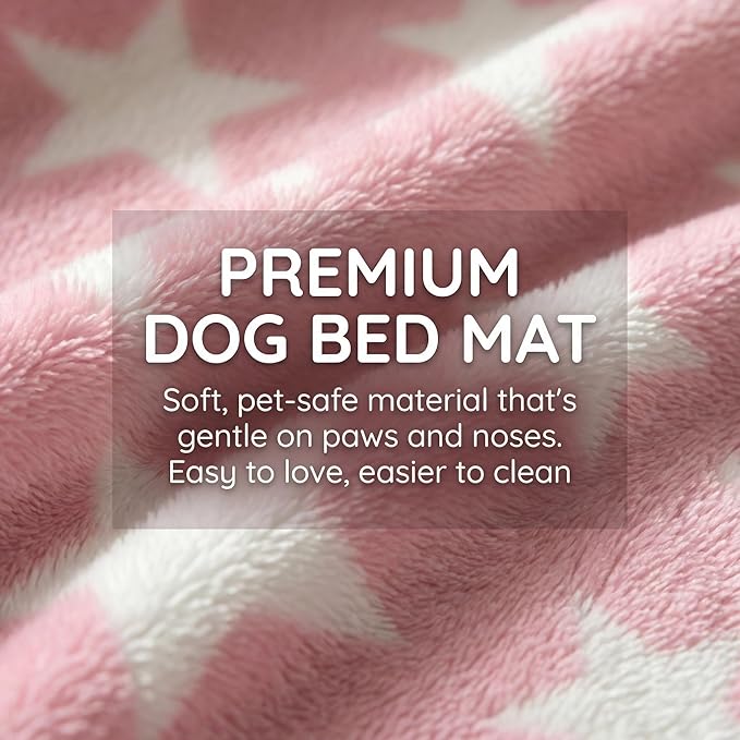 Dog Bed Mat - Reversible Dog Crate Bed Mats, Soft & Breathable Kennel Pad, Durable Crate Bed for Small Medium Large Dogs & Cats