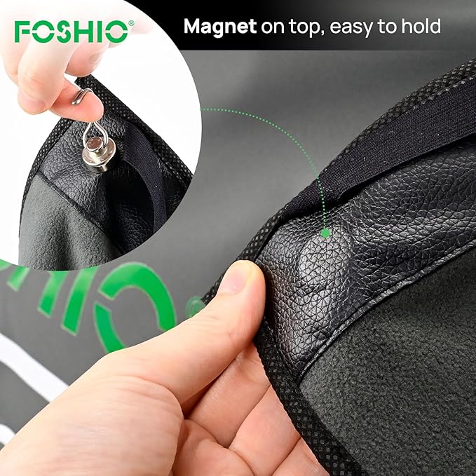 FOSHIO Car Door Panels Cover, Magnetic Car Wrap Tool Car Door Protector for Dogs, Extra Thick Waterproof Vehicle Door Covers 40" x 29", 2 Pack