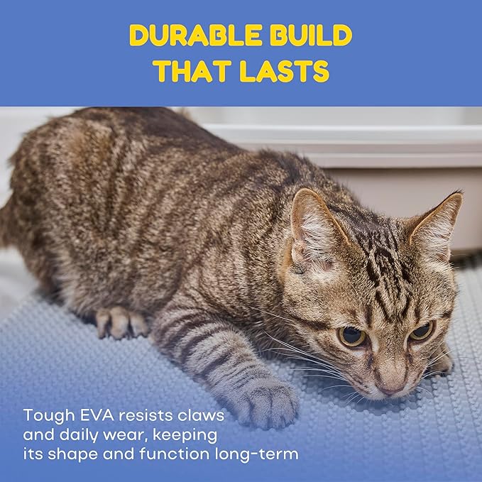 Cat Litter Mat. Easy to Clean, Waterproof, Urine-Proof