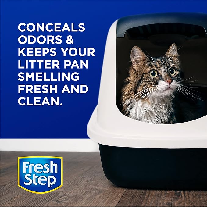Fresh Step Cat Litter Crystals Deodorizer Non Toxic Odor Neutralizing Crystals for Litter Boxes Help Control Smells and Keep Home Fresh Summer Breeze Scent 15 Ounce 6 Pack Extended Supply