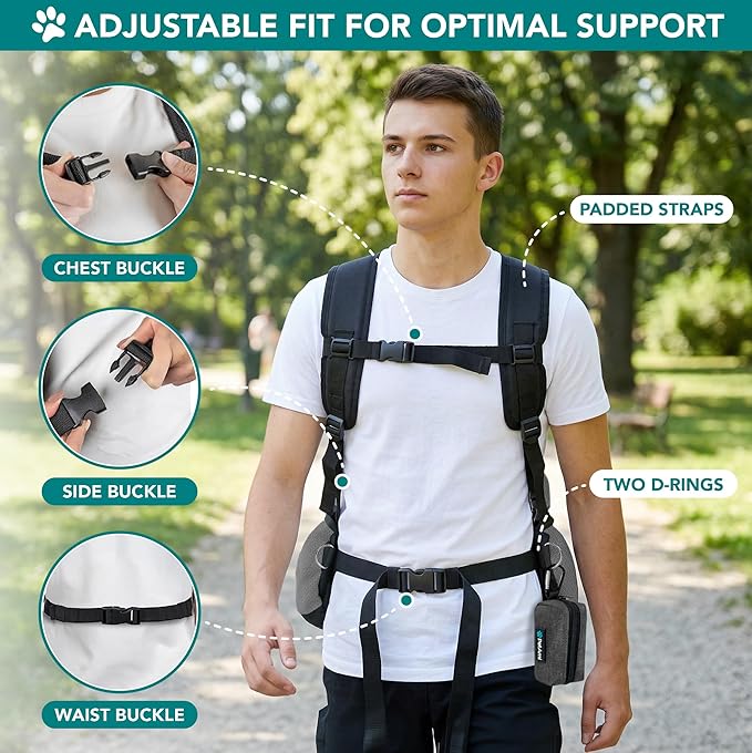 PetAmi Dog Carrier Backpack, Hands Free Front Pet Carrier for Small Medium Cats Puppies, Adjustable Ventilated Reflective Pet Travel Bag for Hiking Camping Biking Walking, Up to 14 lbs, Gray