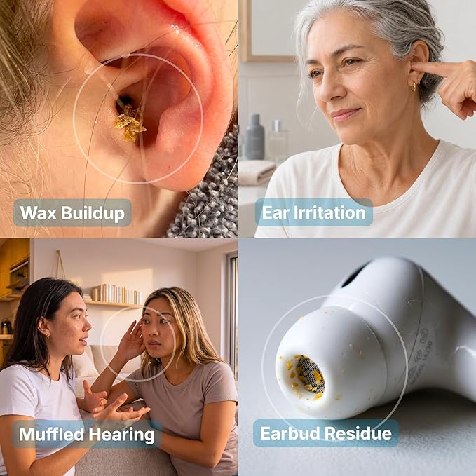 Medi Grade Ear Cleaning Kit Including Ear Cleaner Bottle, Basin with Quad-Stream tip - Earwax Removal Kit for Enhanced Hearing Clarity - Ear Wax Removal Tool for Ear Hygiene