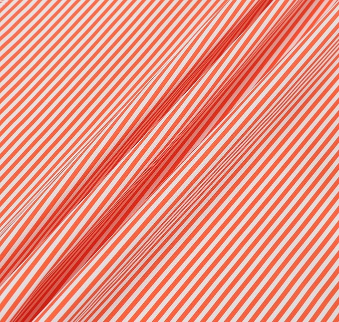 ARING PET Stripe Dog Bandanas, Cute Orange Pet Bandana Scarf Triangle Bib for Small Medium Large Boy Girl Dogs Cats, Puppy Kerchief for Daily Wear Walks Party Photos-L