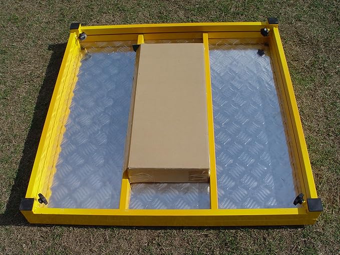 35" Dog Agility Pause Table for Competition and Training with 6 Leg Heights (Yellow)