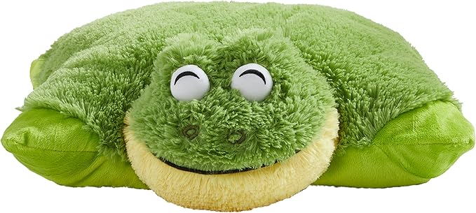Pillow Pets Friendly Frog 18" Stuffed Animal Plush Toy, Green