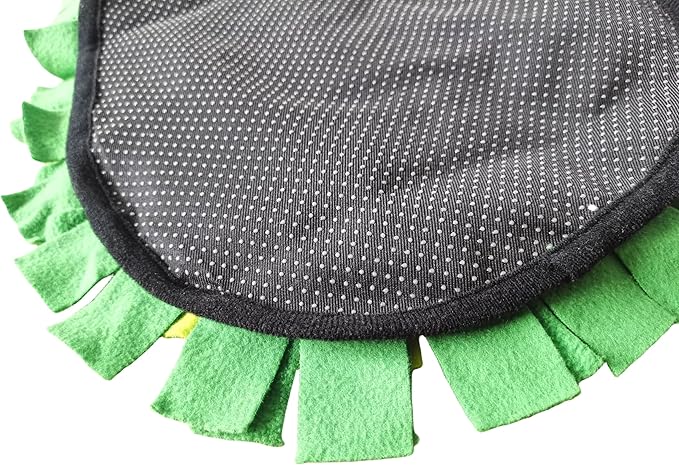 Dog Snuffle Mat Fleece Foraging Fruit Design Mats Small Animals Interactive Feeding Toy Anti Slip Slow Feeder Pet Treat Dispenser for Dogs Rabbits Guinea Pigs (Avocado)