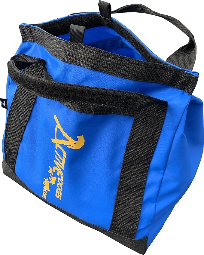ActiveDogs Agility Low-Gravity Large Sand Bag - 20# Bag Capacity - Non-Constricting Saddlebag for Stabilizing Dog Agility Tunnel & Equipment - Indoor or Outdoor Use (Medium - 20# Bag)