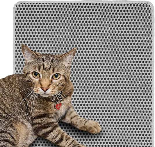 Cat Litter Mat. Easy to Clean, Waterproof, Urine-Proof