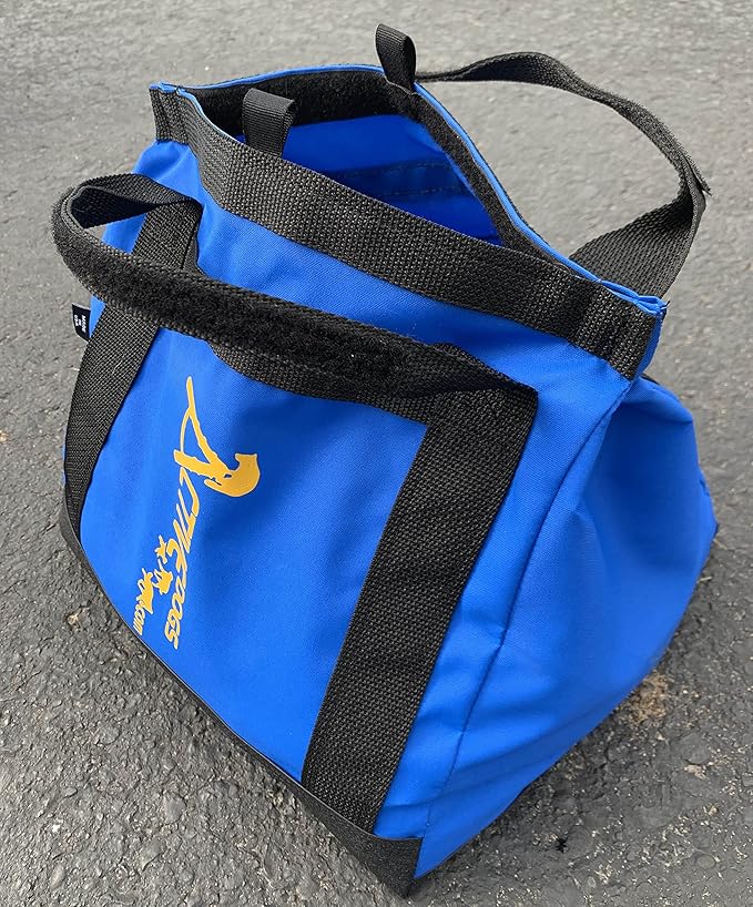 ActiveDogs Agility Low-Gravity Large Sand Bag- 35# Bag Capacity - Non-Constricting Saddlebag for Stabilizing Dog Agility Tunnel & Equipment - Indoor or Outdoor Use (Large - 35# Bag)