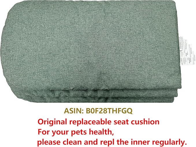 ROODO Pet Stroller Mat for Dogs, Cushion Inner Pad, Exclusive Use, Original, Replaceable, Easy to Clean, Set of 3 pc (Cationic Ash)