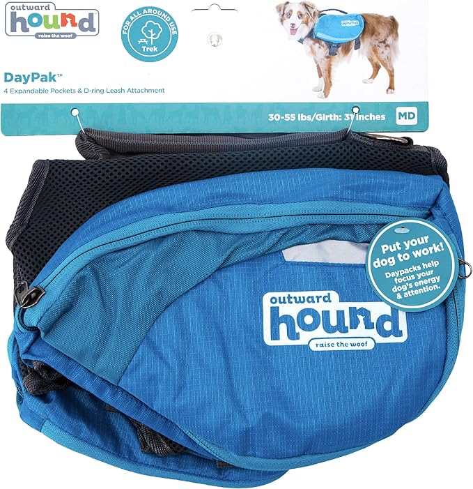 Kyjen Outward Hound The Quick Release Dog BackPack (Assorted, Medium)