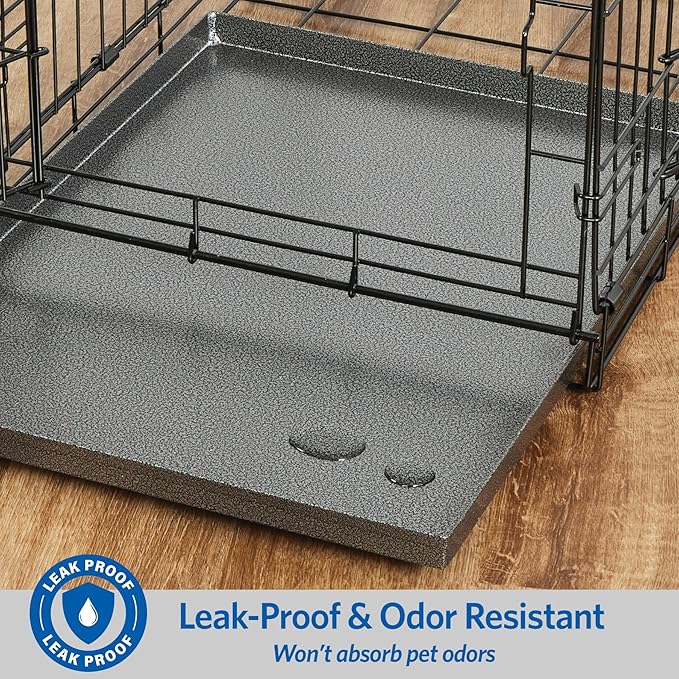MidWest Homes for Pets Metal Dog Crate Replacement Pan; 30 inch