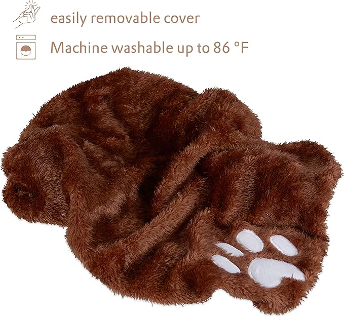 Pretty Kitty Cozy Window Cat Bed - 12.5x16in Washable, Perfect for Window Sill - Kitten & Cat Accessory