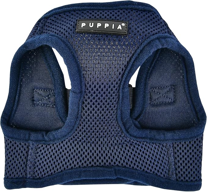 PUPPIA International PUAH305NYLG Soft Harness B Vest, Large, Navy