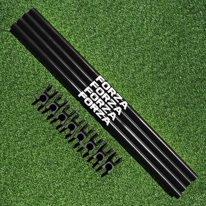 FORZA Agility Poles & Clips | Create Your Own Hurdles - 8 Color Options