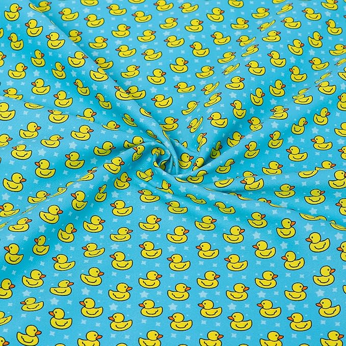 ARING PET Summer Dog Bandanas, Cute Mint Green Yellow Duck Pet Bandana Scarf Triangle Bib for Small Medium Large Boy Girl Dogs Cats, Puppy Kerchief for Daily Wear Walks Party Photos-L