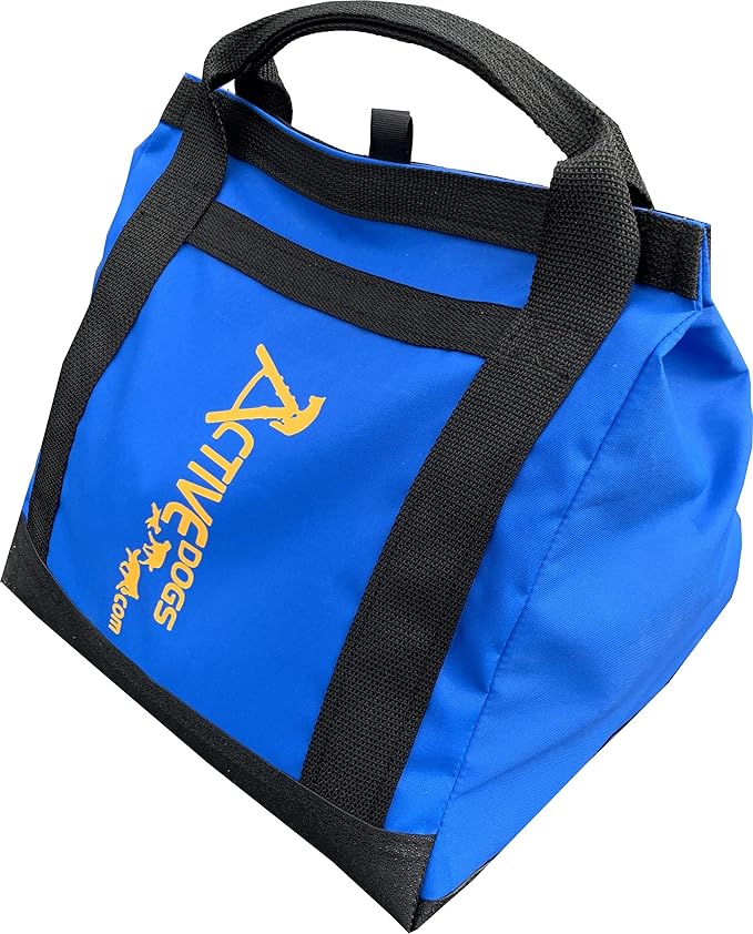 ActiveDogs Agility Low-Gravity Large Sand Bag- 35# Bag Capacity - Non-Constricting Saddlebag for Stabilizing Dog Agility Tunnel & Equipment - Indoor or Outdoor Use (Large - 35# Bag)